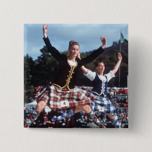 Highland Dancing Button (Vorderseite)