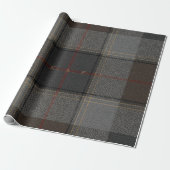 Highland Dispatch Tartan Custom Monogram Gift Wrap Geschenkpapier (Ungerollt)