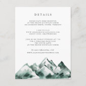 Highland | Eintrittskarte für die Hochzeitgäste Begleitkarte (Vorderseite)