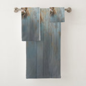 Highland Farmhouse Western Barnyard Blume Crown Badhandtuch Set (Insitu)