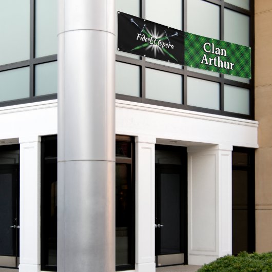 Highland Festival Clan Arthur MacArthur Zent Banner (Äußeres Gebäude)