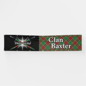 Highland Festival Clan Baxter Tent Banner (Horizontal)