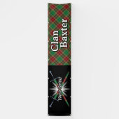 Highland Festival Clan Baxter Tent Banner (Vertikal)