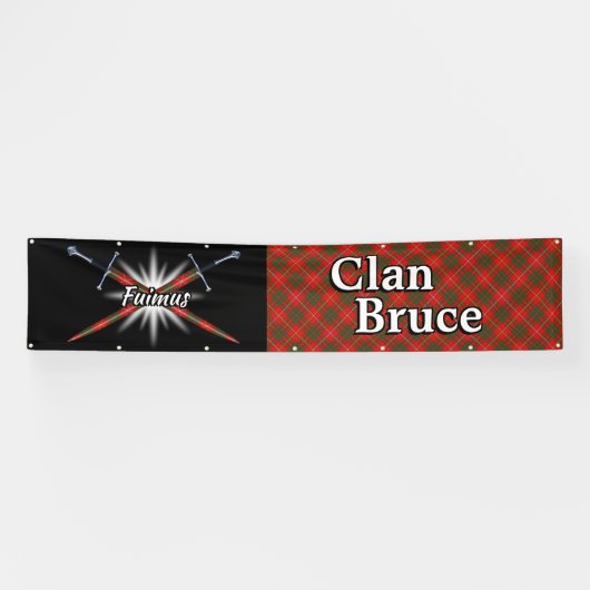 Highland Festival Clan Bruce Tent Banner (Horizontal)