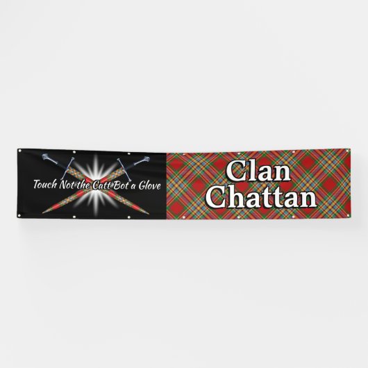 Highland Festival Clan Chattan Tent Banner (Horizontal)