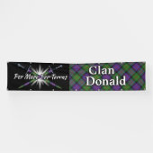 Highland Festival Clan Donald MacDonald Tent Banner (Horizontal)