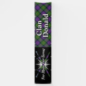 Highland Festival Clan Donald MacDonald Tent Banner (Vertikal)