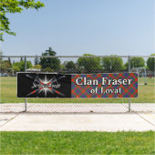 Highland Festival Clan Fraser Banner (Insitu)
