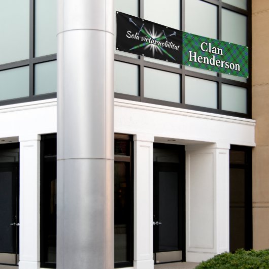 Highland Festival Clan Henderson Tent Banner (Äußeres Gebäude)