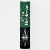 Highland Festival Clan Henderson Tent Banner (Vertikal)