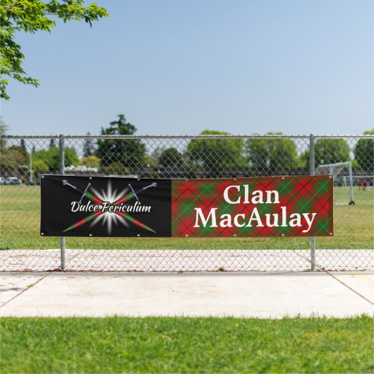 Highland Festival Clan MacAulay 2 Zent Banner (Insitu)