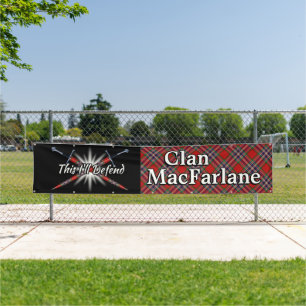 Highland Festival Clan MacFarlane Tent Banner