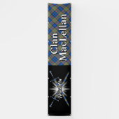 Highland Festival Clan MacLellan Tent Banner (Vertikal)