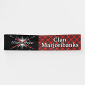 Highland Festival Clan Marjoribanks Tent Banner (Horizontal)
