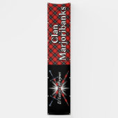Highland Festival Clan Marjoribanks Tent Banner (Vertikal)