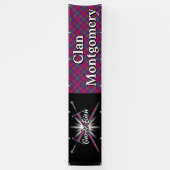 Highland Festival Clan Montgomery Tent Banner (Vertikal)