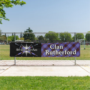 Highland Festival Clan Rutherford Zelt Banner