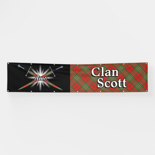 Highland Festival Clan Scott Tent Banner (Horizontal)