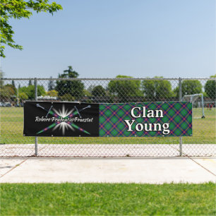Highland Festival Clan Young Zelt Banner