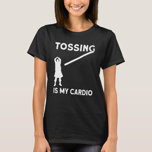 Highland Games Caber Toss Heavy Athlete Scottish T-Shirt (Vorderseite)