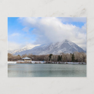 Highland Glen Park im Dezember Postkarte