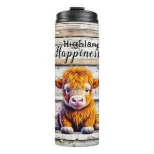 Highland Glück   Süßes Baby-Rind Thermosbecher