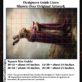 Highland Hare, Red Tartan Cloak EG8R Decoupage Seidenpapier