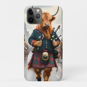 Highland-Harmonie: Dudelsack-Hochlandkuh-Band Case-Mate iPhone Hülle