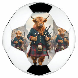 Highland-Harmonie: Dudelsack-Hochlandkuh-Band Fußball