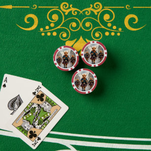 Highland-Harmonie: Dudelsack-Hochlandkuh-Band  Pokerchips