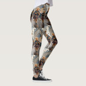 Highland Harmony: Bagpipe Highland Cow Band Leggings (Rechts)