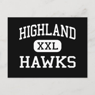 Highland - Hawks - High School - Gilbert Arizona Postkarte