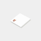 Highland Heart Kuh. Post-it Klebezettel (angewinkelt)