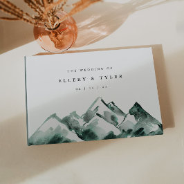 Highland | Hochzeit der Wasserfarben Gästebuch