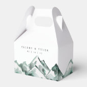 Highland | Hochzeit der Wasserfarben Geschenkschachtel (Vorderseite)