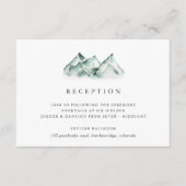 Highland | Hochzeitsempfang Begleitkarte (Vorderseite)