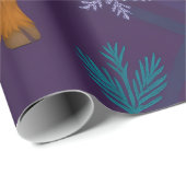 Highland Holly SnowFall Collection Geschenkpapier (Rolleneckpunkt)