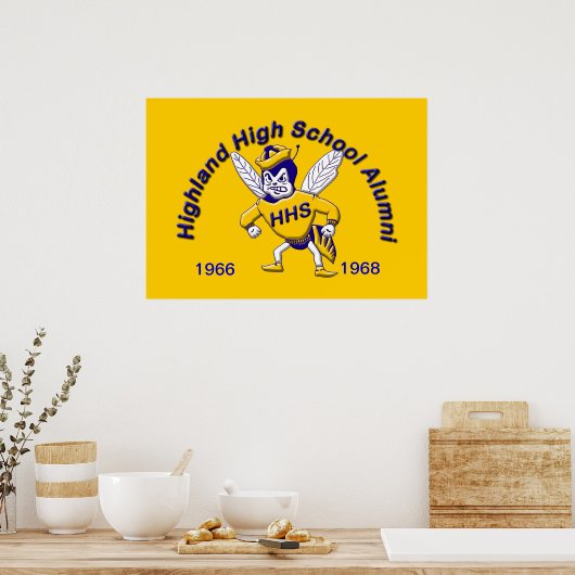 Highland Hornet Alumni Poster (Küche)