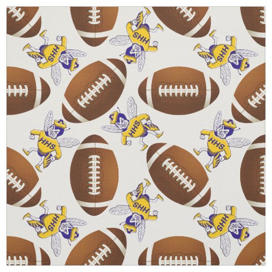 Highland Hornet Football Fabric Stoff (Muster)