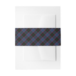 Highland Hume Clan Tartan Scottish Plaid Einladungsbanderole