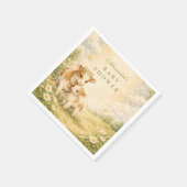 Highland-Kuh-Baby-Party Serviette (Ecke)