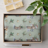 Highland-Kuh-Feiertagsparade Seidenpapier (Geschenk)
