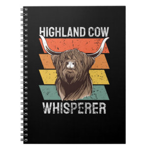 Highland-Kuh-Flüsterer Notizblock