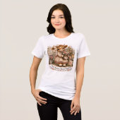 Highland-Kuh - Freundlichkeit Tri-Blend Shirt (Vorderseite voll)