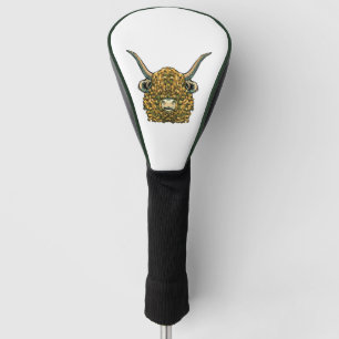 Highland-Kuh Golden Head Golf Headcover