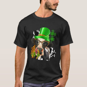 Highland Kuh mit C St Patrick Day Leopard Horse S T-Shirt