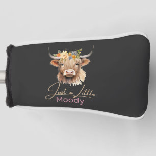 Highland-Kuh, nur eine ein bisschen launische Blum Golf Headcover