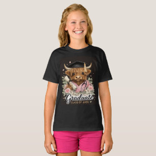 Highland-Kuh-Nursing-Absolventen-Shirt der Abschlu T-Shirt