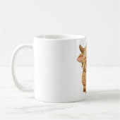 Highland-Kuh-Patchwork Kaffeetasse (Links)