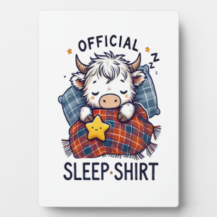 Highland-Kuh Png, Offizielles Sleep Png Fotoplatte